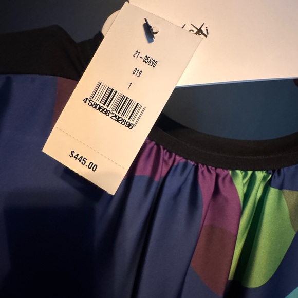 KAWS x Sacai Cotton x Silk Multicolor Short Sleeve Tee, Small, NWT - Picture 2 of 3